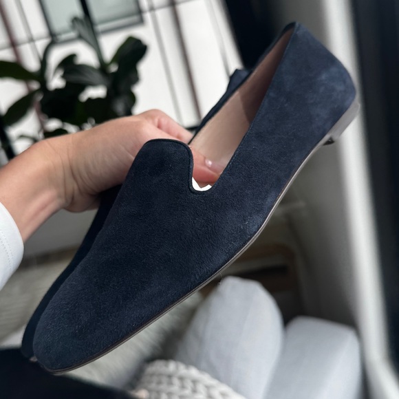 J Crew Navy Suede Loafers - Picture 8 of 10